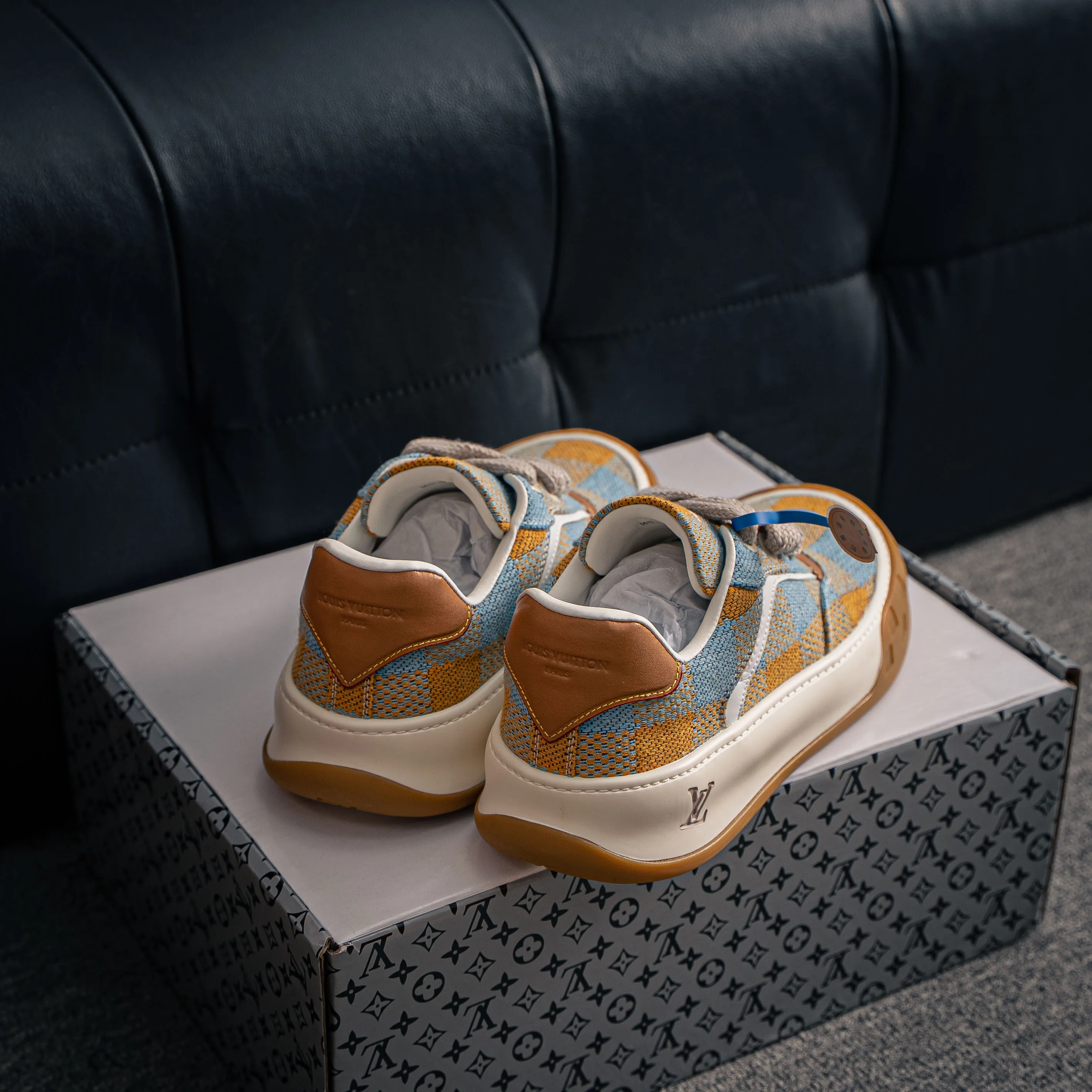 # LV LOUIS VUITTON Tilted Low Sneakers Series Low-Top Retro Versatile Skate Shoes 2026 Skate Shoes Shoes